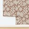 Botanical Farmhouse Floral Vintage Hand Drawn Stripes Minimalist Glam Earth Tones Cottagecore Leaves Custom Removable Wallpaper by Spoonflower Peel & Stick Wallpaper 2FT Wide